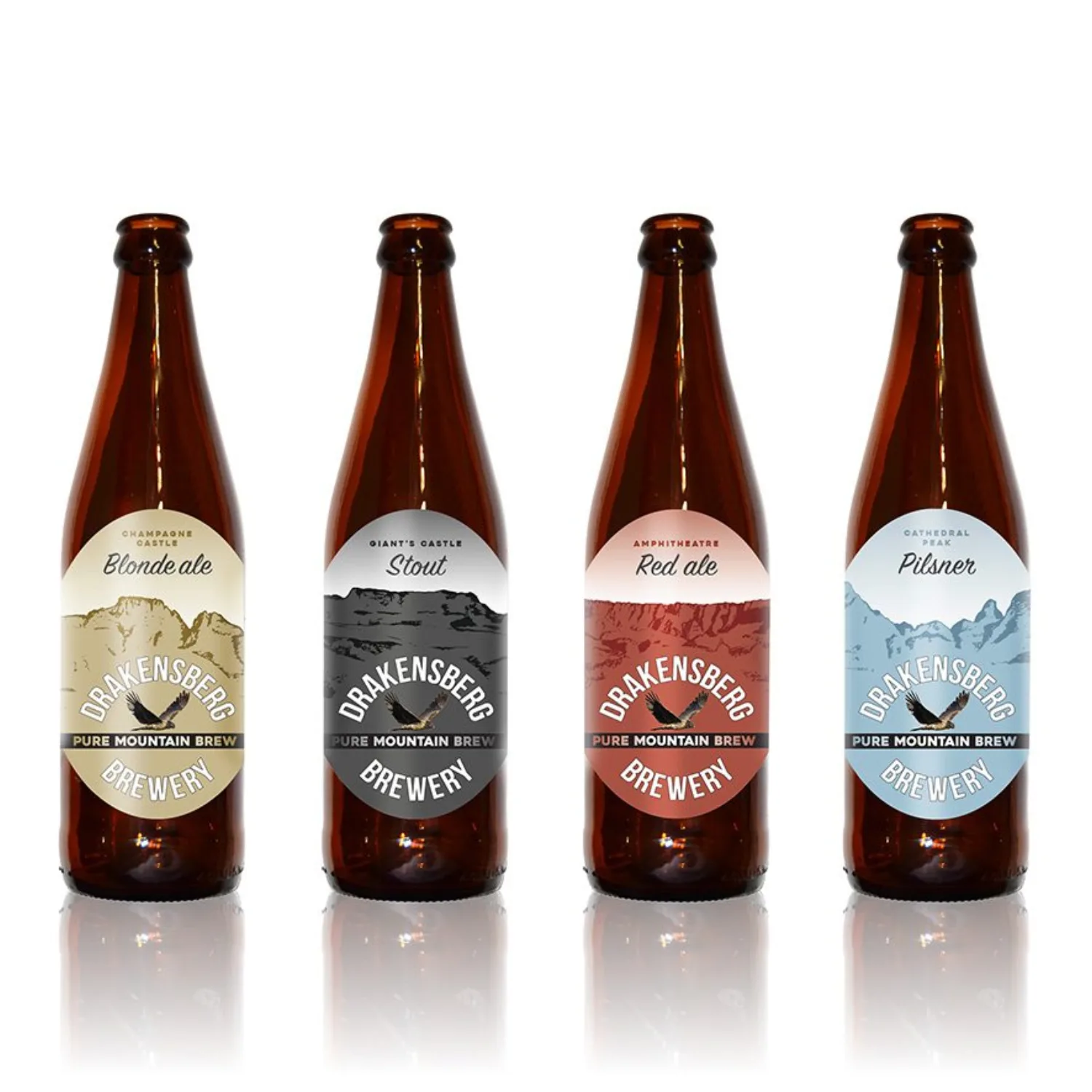 Drakensberg Brewery labels