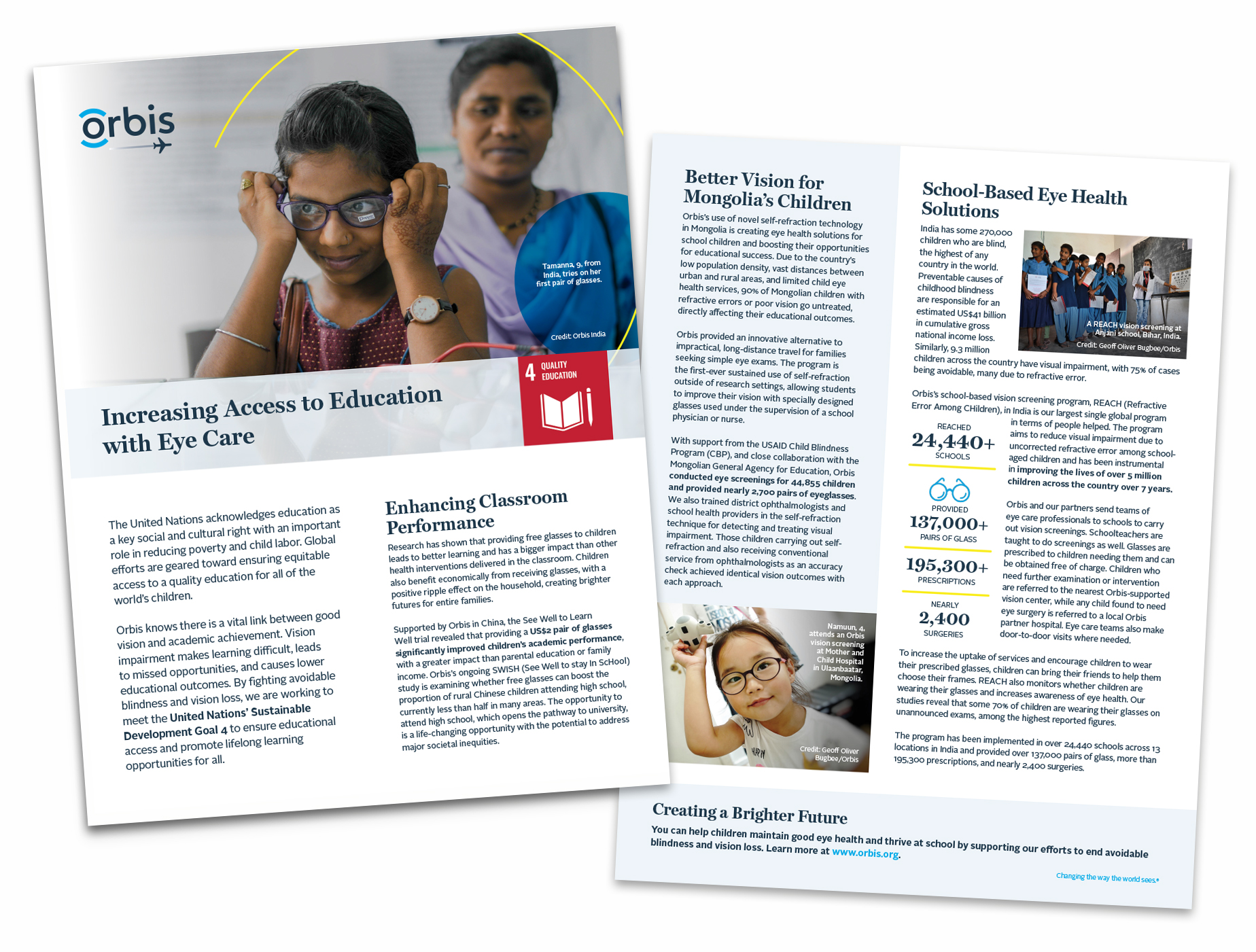 ORBIS SDG Two-Pager